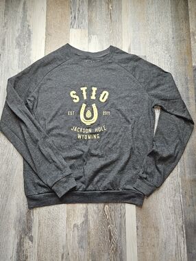 Stio Varsity Long Sleeve Tee XS Dark Grey